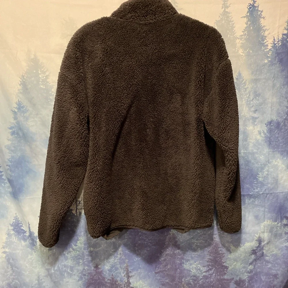 Victoria's Secret Pink Sherpa Full Zip Jacket‎ Black Small